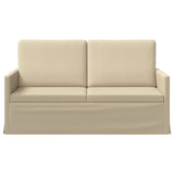 2 Seater Sofa Cream 150 x 81 x 82 cm Fabric 42041080