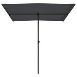 Garden Parasol with Aluminium Pole 2x1.5 m Anthracite 47338