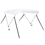ZNTS 2 Bow Bimini Top White 150x120x110 cm 93123