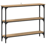 Console Table Artisan Oak 100 x 22.5 x 75 cm Engineered Wood 883504
