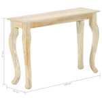 ZNTS Console Table 110x35x77 cm Solid Mango Wood 282858