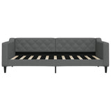 Daybed with Mattress Dark Grey 90x190 cm Fabric 3197494