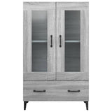 Highboard Grey Sonoma 70x31x115 cm Engineered Wood 817481