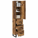 Highboard Old Wood 34.5 x 34 x 180 cm Engineered Wood 3415703