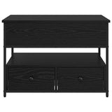 Coffee Table Black Oak 70 x 50 x 54.5 cm Engineered Wood 883050