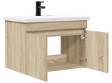 Bathroom Vanity Unit with Tap Sonoma Oak 61 x 40 x 74.5 cm 889539