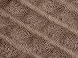 Throw Blanket Camel 270 x 240 cm Fleece 42016916