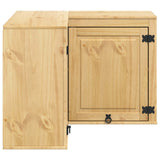 Cabinet SKI Honey Brown 80 x 80 x 60 cm Solid Pine Wood 42007569
