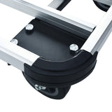 Foldable Transport Trolley 150 kg Aluminium Sliver 146448