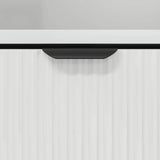 Bedside Cabinet with Drawer High gloss white 49 x 36 x 61 cm 883482