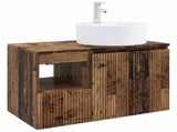 Bathroom Furniture Set 2 pcs Old Wood Engineered Wood 3404082