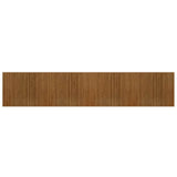Rug Rectangular Brown 80x400 cm Bamboo 376920