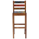Bar Stools 2 pcs Solid Reclaimed Wood 245800