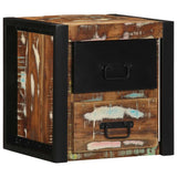 Bedside Cabinet Multicolour 40x35x40 cm Solid Wood Reclaimed 4015954