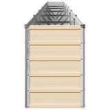 Raised Garden Bed Ivory 600 x 40 x 55 cm cold-rolled steel 8006304