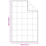 ZNTS Summer Duvet White 140 x 220 cm Down 42007633