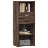 Highboard Brown Oak 50x42.5x124 cm Engineered Wood 846179