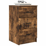 Bedside Cabinet Smoked oak 38 x 38 x 66 cm Engineered wood 883379
