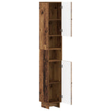 Bathroom Cabinet with Open Shelf EDE Old Wood 30 x 31 x 190 cm 895943