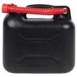 ZNTS Fuel Can with Flexible Spout 3 pcs Black 10 L Plastic 155046