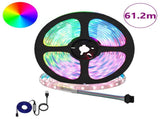 LED Strip 12 pcs Black and Transparent 5100 mm 3429131