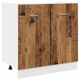 7 Piece Kitchen Cabinet Set Lyon Old Wood Engineered Wood 3328571