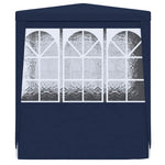 Professional Party Tent with Side Walls 2x2 m Blue 90 g/m 48517