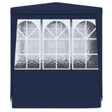 Professional Party Tent with Side Walls 2x2 m Blue 90 g/m 48517