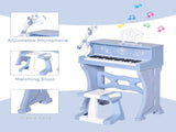 37 Keys Kids Piano Mini Electronic Keyboard Light Kids Musical Instrument Educational Game Children T3398P348539