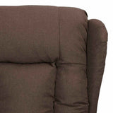 Recliner Chair Taupe Fabric 339056