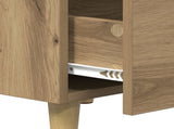Bedside Cabinet Artisan Oak 40 x 40 x 66 cm Engineered Wood 880614