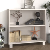 Sideboard HAMAR White 85x35x80 cm Solid Wood Pine 340501