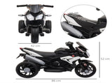 Kids Electric Motorcycle Ride-On Toy, with Three Wheels, Music, Horn, Lights T3398P348257