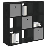 Sideboard with Drawer Black Oak 88.5 x 29 x 84.5 cm 8000485