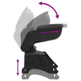 Car Armrest Universal Black 14x30x cm ABS 154645