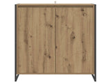 Shoe Cabinet Artisian Oak 79 x 36 x 100 cm Engineered Wood 886467