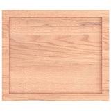 Table Top Light Brown 60x50x cm Treated Solid Wood Oak 3156348
