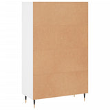 Highboard White 69.5x31x115 cm Engineered Wood 830300