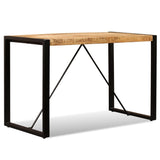 Dining Table Solid Rough Mango Wood 120 cm 243996