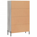 Highboard Grey Sonoma 69.5x31x115 cm Engineered Wood 828314