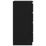 Sideboard Black Oak 37.5x35x76 cm Engineered Wood 861752
