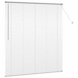 Venetian Blinds Height Adjustable Silver 175 x 160 cm Aluminium 42005934