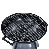 Portable XXL Charcoal Kettle BBQ Grill with Wheels 44 cm 46611