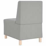 Modular Sofa Unit Armless 2 pcs Cloud Grey 55 x 74 x 82 cm 3399757