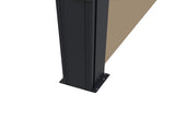 Retractable Side Awning, Outdoor Privacy Screen for Garden, Hot Tub, Balcony, Terrace, Pool, 400 x T3398P313626