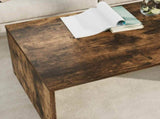 Coffee Table Smoked Oak 95 x 50 x 34 cm Engineered Wood 8000168