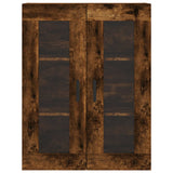 Highboard Smoked Oak 69.5x34x180 cm Engineered Wood 3198222