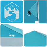 Canopy Tent Manual Blue 395 x 395 x 251 cm Fabric 42007389