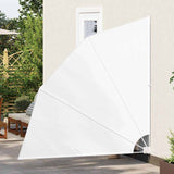 Balcony Privacy Screen 210 x 210 cm Polyester White 42000939