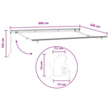 Retractable Awning Sand 600 x 350 cm 3426496